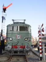 Nederlands Spoorwegmuseum Utrecht: Elektrische Lokomotive NS 1125, gebaut 1951.