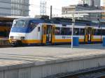 Ein Sprinter-Triebwagen im Bahnhof Utrecht, 26.10.2011.