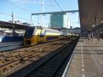 Ein VIRM-Triebwagen im Bahnhof Utrecht.