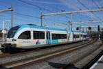 Rrreis/Arriva 392 (ex BRENG 5047)  treft am 19 März 2026 in Arnhem Centraal ein und tragt noch die BRENG-Farben.