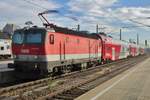 ÖBB 1144 109 verlasst Krems am 1 Jänner 2017.