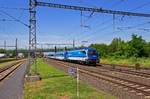 Rund 50 Minuten zuvor war auf dem selben Gleis ein RailJet in Richtung Prag unterwegs.