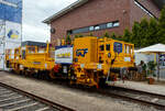 Plasser & Theurer pr�sentierte auf der 29. Internationale Ausstellung Fahrwegtechnik 2025 (iaf) in M�nster (hier am 20 Mai 2025), den StabilizingTrailer (DGS-Anh�nger) zur Modulare Funktionserweiterung von Plasser & Theurer Stopfmaschinen, dieser ist f�r die italienische Gleisbaufirma GCF Generale Costruzioni Ferroviarie S.p.A. bestimmt. 

Der DGS-Anh�nger wurde 2025 von Plasser & Theurer in Linz unter der Fabriknummer 7771 gebaut. 
 
Highlights:
•	Modulare Funktionserweiterung einer Stopfmaschinen.
•	Erstellung eines qualitativ hochwertigen und homogen verdichteten Schotterbetts.
•	Hohe Gleislagebest�ndigkeit und Verwerfungssicherheit
•	Wiederherstellung des notwendigen Querverschiebewiderstands nach dem Stopfen
•	Erh�hung der Lebensdauer der Gleisinfrastruktur und Reduktion der Lebenszykluskosten
•	Verl�ngerung der Durcharbeitungszyklen um bis zu 30 %
•	Optimierte Verf�gbarkeit der Gleisinfrastruktur nach der Durcharbeitung
•	Entfall bzw. starke Reduktion von Langsamfahrstellen durch gezielte Vorwegnahme der Anfangssetzung
•	Steuerung und Messschreiber intergrierbar in Plasser & Theurer Stopfmaschinen

Ausstattung:
•	2 Stabilisationsaggregate mit Auflast bis zu 240 kN und Variable Impact Force
•	�berwachung der Querh�he des stabilisierten Gleises
•	Dieselmotor (f�r die Hydraulik), mit Temperatur�berwachung und Kompaktschallisolierung des Motorraums
•	Pneumatisch bet�tigte Klotzbremsen
•	Indirektes Bremssystem mit KE-Ventilen gem�� UIC
•	Durchgehende Bremsleitung
•	Messachsen zur Erfassung der Gleisparamete

TECHNISCHE DATEN des X730:
Hersteller: Plasser & Theurer in Linz (A)
Typ: StabilizingTrailer
Spurweite: 1.435 mm (Normalspur) 
Achsanzahl: 2
L�nge �ber Puffer: 14.140 mm 
Achsabstand: 9.000 mm
Treib- und Laufraddurchmesser: 920 mm (neu)
Zugel. Streckenklasse: C2 oder h�her
Max. Achslast: 20,0 t
Eigengewicht: 40.000 kg
Max. Zuladung: 0,5 t ab C / 1,0 (ab Streckenklasse D)
H�chstgeschwindigkeit: 100 km/h (geschleppt)
Kleinster bef. Halbmesser: R 112 m
Bremse: KE-GP (K)
Bremssohle: J 816M
Handbremse: Ja
