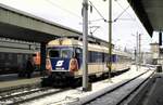 ÖBB 4010.24 in Linz am 21.03.1985.