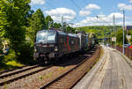 Die an die HELROM GmbH (Frankfurt am Main) vermietete Siemens Vectron MS 5370 068-6  CHRISTIAN  / 6193 237 (91 51 5370 068-6 PL-ID) der CARGOUNIT Sp.