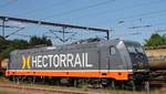 Hectorrail 241.007  Bond  in zweiter Auflage abgestellt in Padborg/DK 16.06.2020