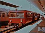 Aus Anlass der Rückkehr des VT 109 das bereist gezeigt Bild nun in  Farbe : Der VT 109 wartet in Basel Bad. Bf. auf Fahrgäste in Richtung Kandern.

Analog Bild vom 04. Juli 1981