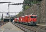 Die SBB Xtms 99 85 9177 013-7 und Xtmas 99 85 9174 023-3  Brig  auf  Übungsrundfahrt  Brig - Goppenstein - Spiez - LBT - Brig bei der Durchfahrt in Goppenstein.