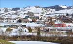 Fahrt durch Hasle im Entlebuch oder auch Bilderbuch mit Eb 3/5 5810.