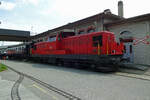 Ex-SBB 18504 steht am 25 Mai 2019 ins Bw von Brugg AG.