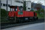 Die Em 837 827-5 (UIC N� 98 85 5 837 827-5) in Sierre.