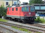 Re4/4 11286 war am 23.7.13 im Bahnhofsvorfeld von St.Margrethen abgestellt.