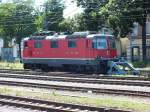 Re4/4  11127 am 31.7.13 auf einem Abstellgleis in Singen.