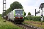 BLS Re 475 422 mit Containerzug Bü bei Kaldenkirchen 06.06.2024