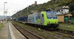 BLS 4485 010-3 (R2/Bö/02.08.17) mit Containerzug.