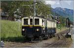 Festival Suisse de la vapeur 2024 / Schweizer Dampffestival 2024 der Blonay-Chamby Bahn -  Der vor einigen Jahren hervorragend aufgearbeitet MOB FZe 6/6 2002 der Blonay-Chamby Bahn rangiert in Blonay,