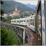 Von Brig aus bietet sich die Gelegenheit die Centovallibahn nochmal zu besuchen, wir hoffen aber, dass dieses Mal das Wetter im Tessin etwas freundlicher ist, als vor fast 5 Jahren.