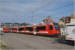 Der neue CJ ABe 4/12 672 ist auf einer Testfahrt in Le Noirmont.