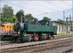 Nachdem der OeBB Extrazug zum traditionellen Gotthelf M�rit Sumiswald Gr�nen erreicht hat, rangiert die OeBB die Mallet Dampflok Ed 2 2/2 196 und ich kann sie endlich von  vorne  fotografieren. 

14. Juni 2025