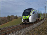 RABe 528 228 auf dem Weg nach Schwarzenburg.