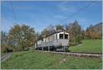  La DER de la Saison!  (Saisonabschlussfeier der Blonay-Chamby Bahn 2024) - Der als LLB ABFe 2/4 N° 10 angeschriebene BCFeh 4/4 der Blonay-Chamby Bahn ist mit seiner stilreinen LLB Garnitur