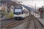 In Blonay abgestellt: im Vordergrund der CEV MVR ABeh 2/6 7502 und im Hintergrund auf der Strecke der ABeh 2/6 7503.

9. Jan 2026