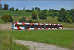 Triebwagen der Frauenfeld-Wil-Bahn ABe 4/8 bei Ldem.