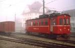 Be 4/4 203 der Frauenfeld-Wil-Bahn im Frhjahr 1979 im Bahnhof Wil