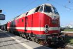 DR-U-Boot 119 158-4 kurz nach der Ankunft im Bahnhof Warnemnde wenig spter ging es nach Berlin zurck.(13.08.2011)