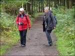 Gesunder Spaziergang zum Druidenstein (Margaretha weiss warum).