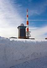 Blick auf den Brockenturm (1.142 m .