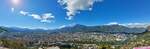 Panorama Blick von der Festung auf Grenoble.