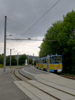 TW 301 abgestellt im Gleisdreieck Waltershausen, 31.7.16.