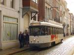 De Lijn TW 7055 BN PCC Baujahr 1962. Ommeganckstraat, Antwerpen 31-10-2014.

De Lijn tram 7055 BN PCC bouwjaar 1962. Halte Ommeganck in de Ommeganckstraat, Antwerpen 31-10-2014.