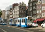 GVBA tram 912 Niuewe Zijds Voorburgwal, Amsterdam 31-07-2013.