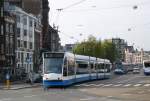 GVBA tram 2125 Prins Hendrikkade Amsterdam 16-10-2013.