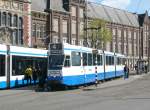 GVBA TW 786 Stationsplein, Centraal Station Amsterdam 09-04-2014.