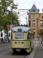 HTM TW 1210  Haags Openbaar Vervoer Museum (HOVM) PCC Baujahr 1963 gebaut von La Brugeoise in Brugge (Belgien).