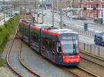 HTM Strassenbahn 5039 Lekstraat, Den Haag 28-02-2020.