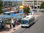 GVU bus 4102 Van Hool A300\DAF LPG Baujahr 2000 Stationsplein Utrecht 10-08-2012.