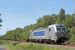 383 424-9 auf den Weg in den Hamburger Hafen. Tostedt - Dreihausen am 17.05.2024.