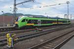 RegioJet 654 001 verlasst am 9 Mai 2024 Decin hln.