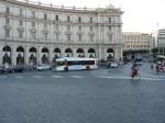 Piazza della Repubblica, Rom 30-08-2014.