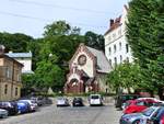 Johannes der Tufer Kirche. Fotografiert vom Staryi Rynok-Platz, Lemberg, Ukraine 08-06-2017.

Johannes de Dooper kerk. Geotografeerd vanaf het Staryi Rynok plein, Lviv, Oekrane 08-06-2017.