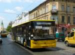 LAZ CityLAZ12 bus Vul. Horodots'ka, Lviv 15-06-2011.