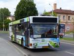 Uspih BM MAN NL202 Bus Prospekt Viacheslava Chornovola, Lviv, Ukraine 04-06-2017.