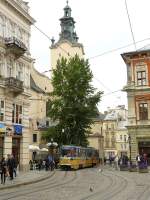 TW 1091 Rynokplatz, Lviv, Ukraine 08-05-2014.