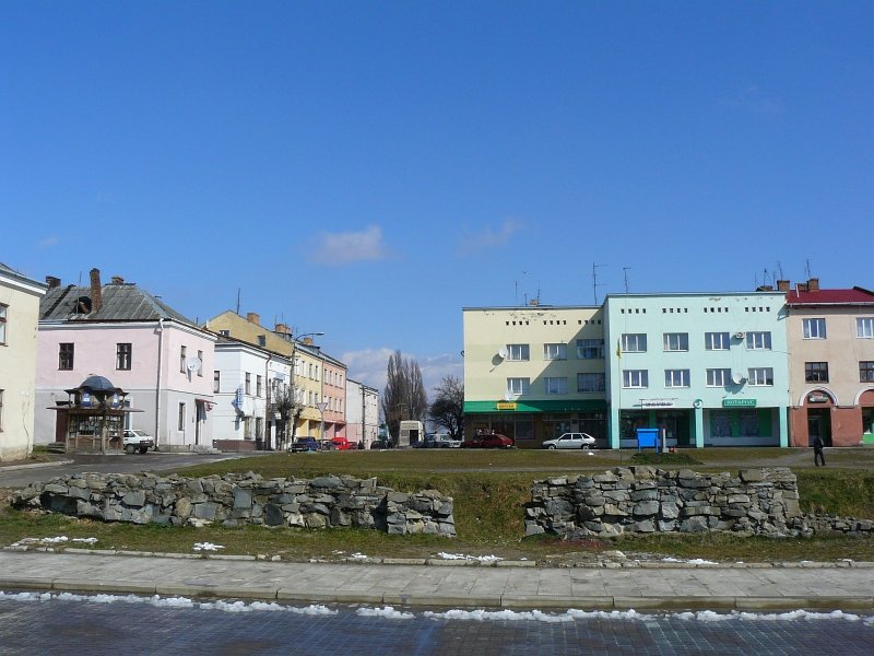 Zentrum von Zhovkva 24-03-2008.